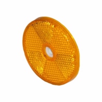 Catadioptre rond orange 60mm