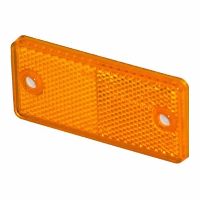 Catadioptre rectangulaire orange 90x40mm_0