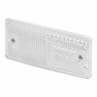 Catadioptre rectangulaire blanc 90x40mm