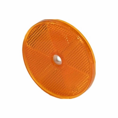 Catadioptre rond orange 80mm_0