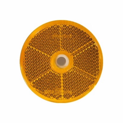 Catadioptre rond orange 60mm_1