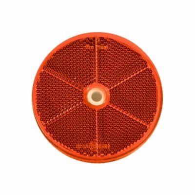 Catadiottro rotondo rosso, 80mm_1