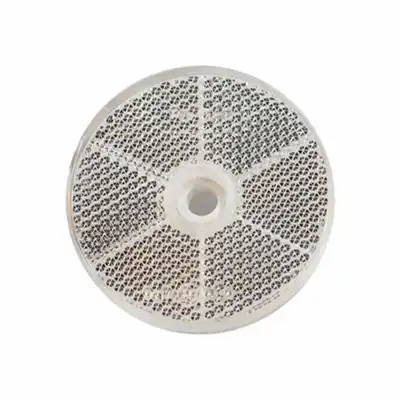 Rückstrahler 60mm mit Befestigungsloch 6mm weiss_1