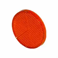 Rückstrahler 60mm mit Selbsklebefolie rot