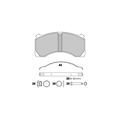 Bremsbelagsatz für Meritor_1