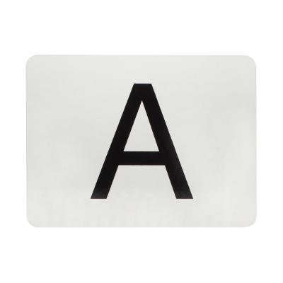 Cartello "A" magnetico_0