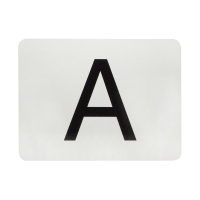 Cartello "A" magnetico