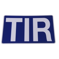 TIR-Tafel Stahlblech