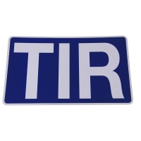 TIR-plaque en tôle