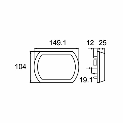 Indicatore direzione Shapeline Tech LED 12/24V_2