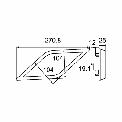 Feu clignotant Shapeline Style LED 12/24V_2