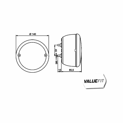 Indicatore direzione Valuefit LED 12/24V_1