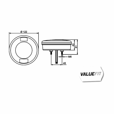 Indicatore direzione Valuefit LED 12/24V_1