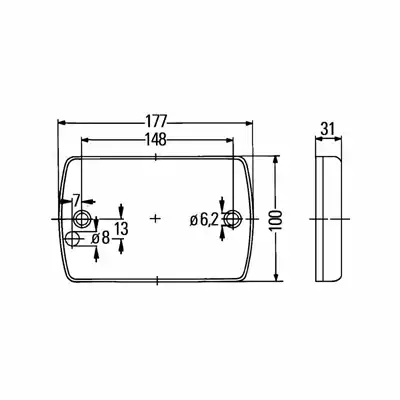 Feu clignotant DuraLED LED 12/24V_1