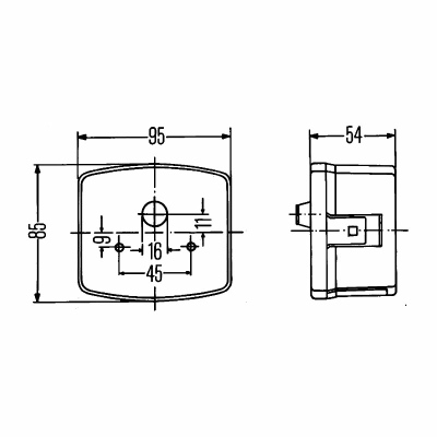 Fanale posizione / lampeggiatore HELLA_1