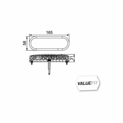 Indicatore direzione Valuefit LED 12/24V_1