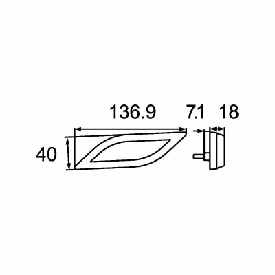 Feu clignotant supplémentaire Shapeline Style LED_2