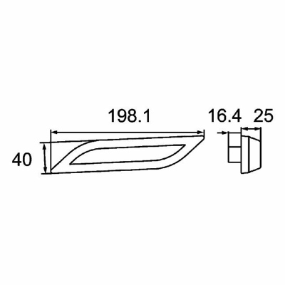 Zusatzblinkleuchte Shapeline Style LED- 12/24V_2