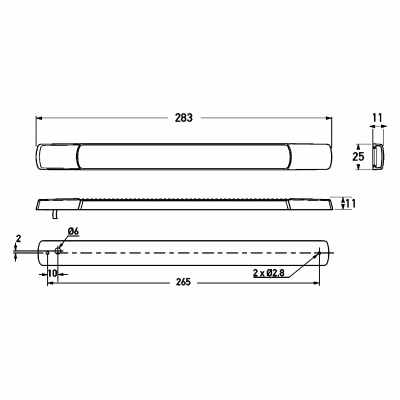 Feu stop additionnel Strip Lamp LED 12V_1