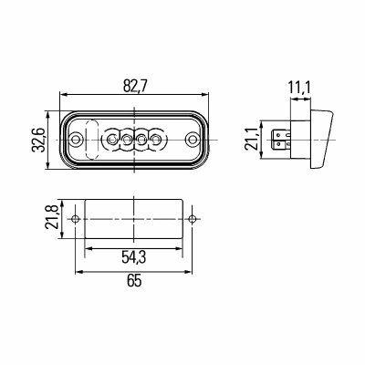 Feu éclaireur de plaque LED 12V_1