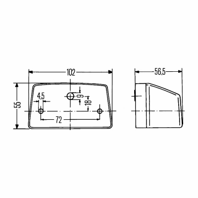 Feu éclaireur de plaque 12V_1