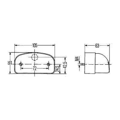 Feu éclaireur de plaque 12V_1