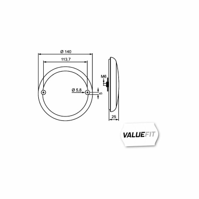 Luce posteriore Valuefit LED_0