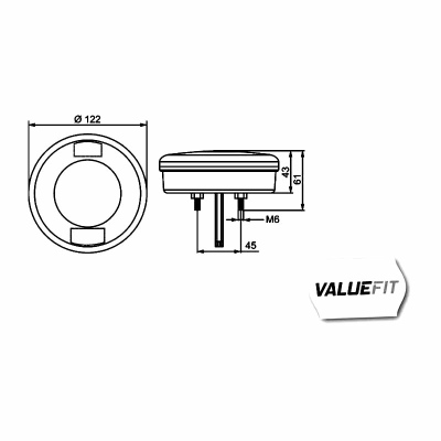 Feu arrière Valuefit LED 12/24V_1