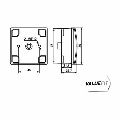 Luce posteriore Valuefit LED 12V_1