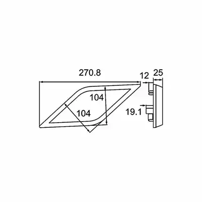 Feu arrière Shapeline Style LED 12/24V_1