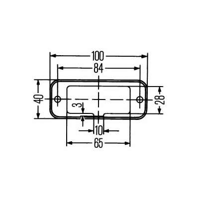 Fanale posizione parasole per MERCEDES HELLA _1