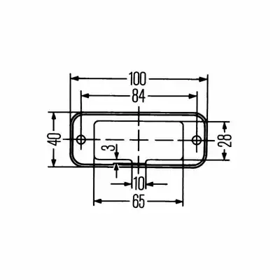Fanale posizione parasole per MERCEDES HELLA _1