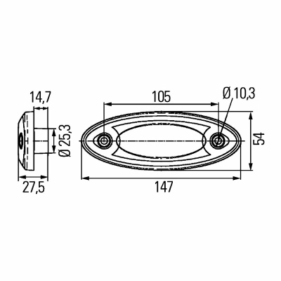 Feu clignotant One LED 12V_1