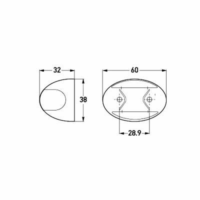 Luce demarcazione laterale LED 12/24V_1