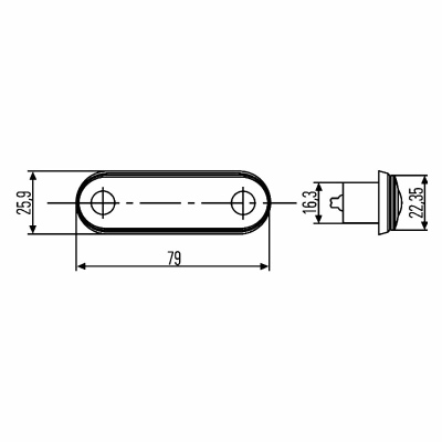 Luce demarcazione laterale LED 12/24V_1