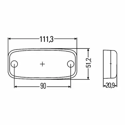 Feu de position latéral LED 24V_1