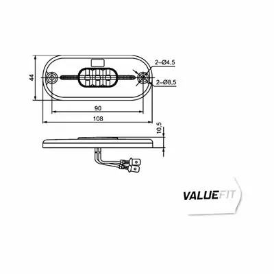 Feu de position latéral Valuefit LED 24V_1