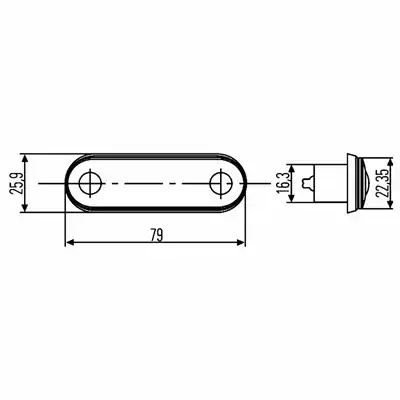 Luce demarcazione laterale LED 12/24V_1