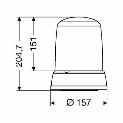 Luce identificazione lampeggiante KLX 7000 12V_1