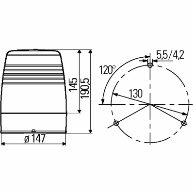 Gyrophare KL JuniorPlus 12V_1