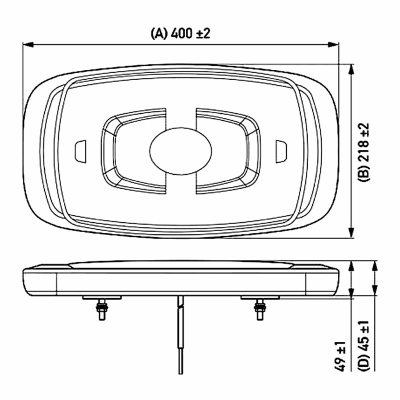 Feu d'avertissement Mini Lightbar 12/24V_1