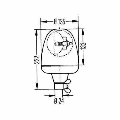 Rundumkennleuchte KL Rotaflex 12V_1