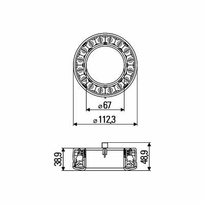 Feu arrière LED 12V_1