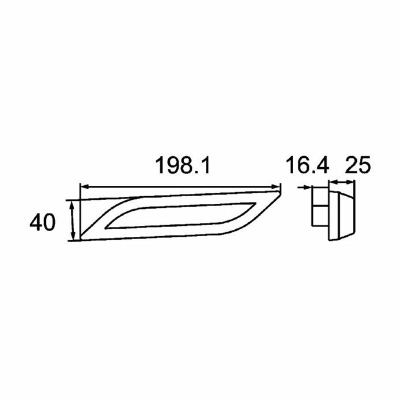 Luce posteriore Shapeline Style 12/24V_1