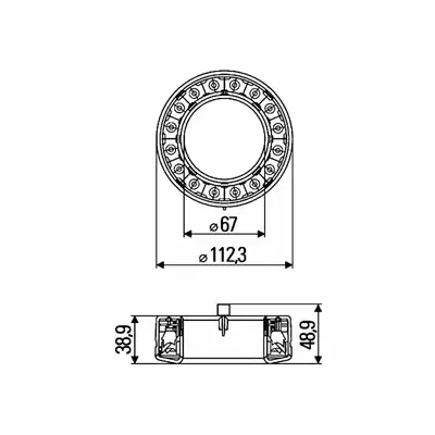 Luce posteriore LED 12V_1