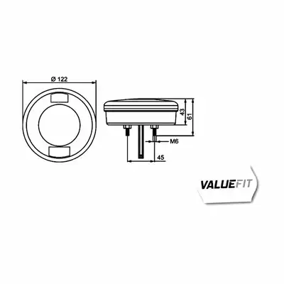 Feu arrière Valuefit LED 12/24V_1