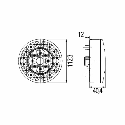 Feu arrière LED 12V_1