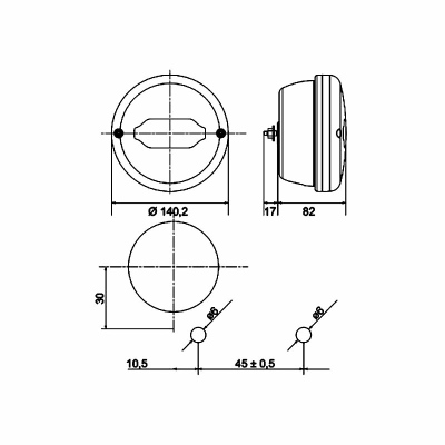 Luce posteriore LED/ 24V_1