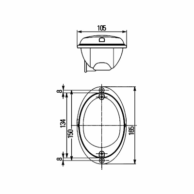 Heckleuchte Agroluna Glühlampe 12V_1