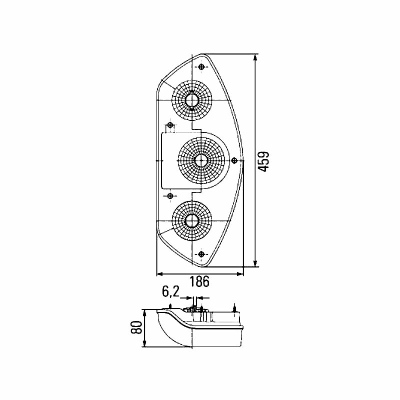 Luce posteriore Caraluna Vertical 12V_1